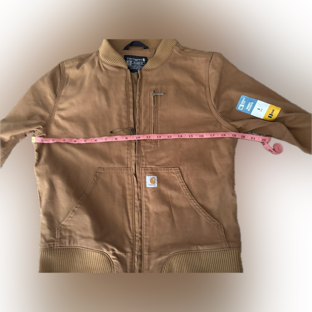 NEW-Carhartt Tan Bomber Jacket - Picture 5 of 6